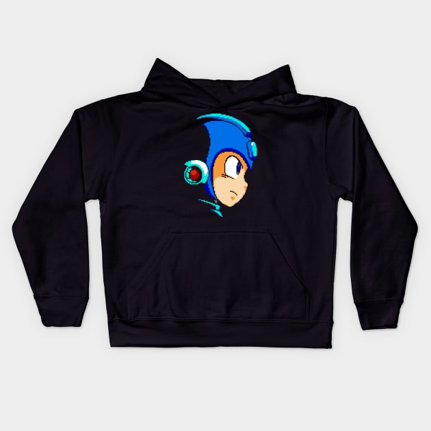 mega-man Kids Hoodie by allysontx